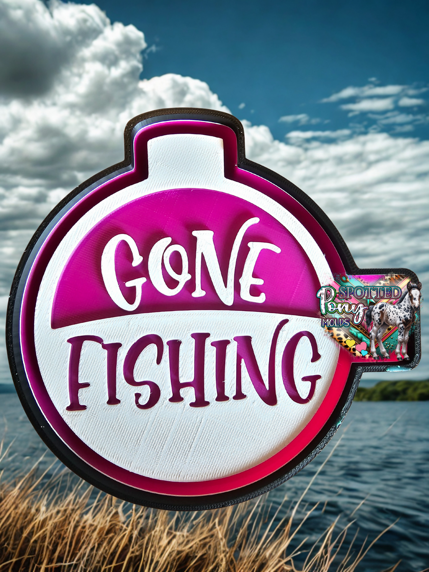 Gone Fishing Bobber Mold