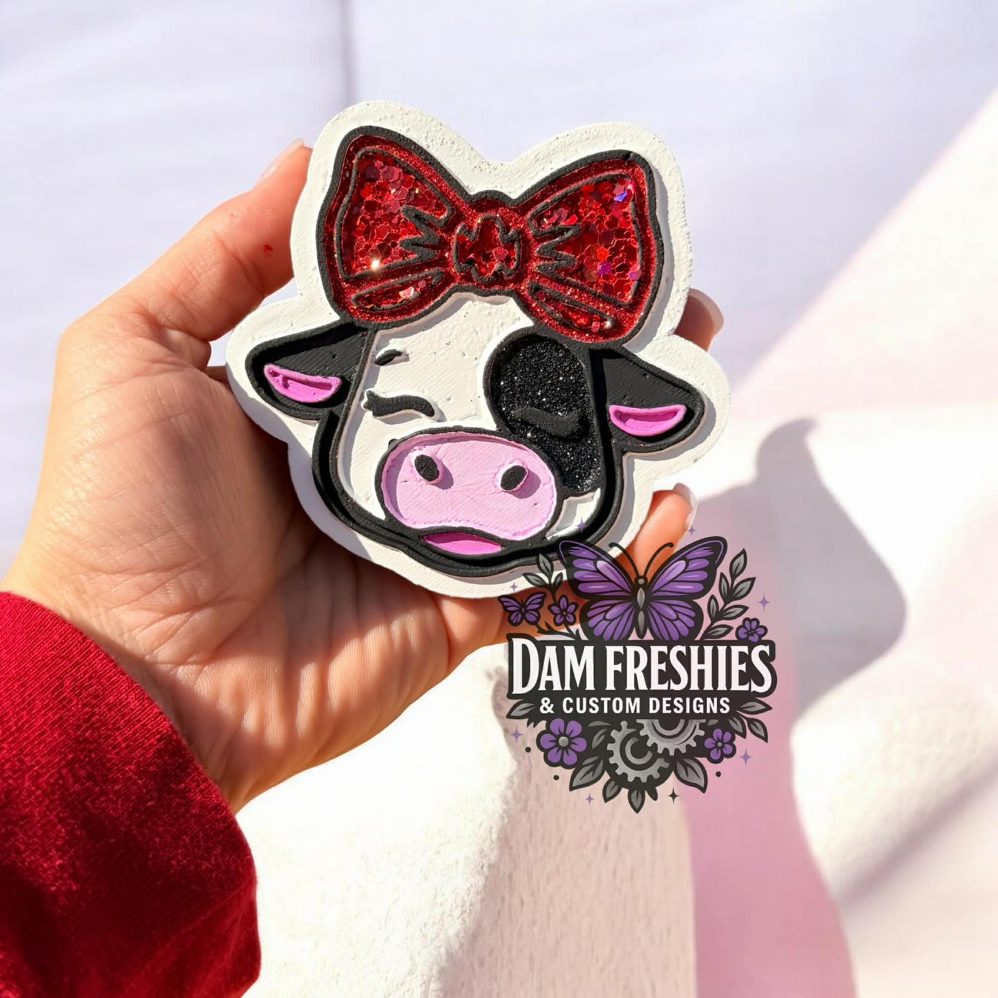 Winkie Cow with Bow Mold