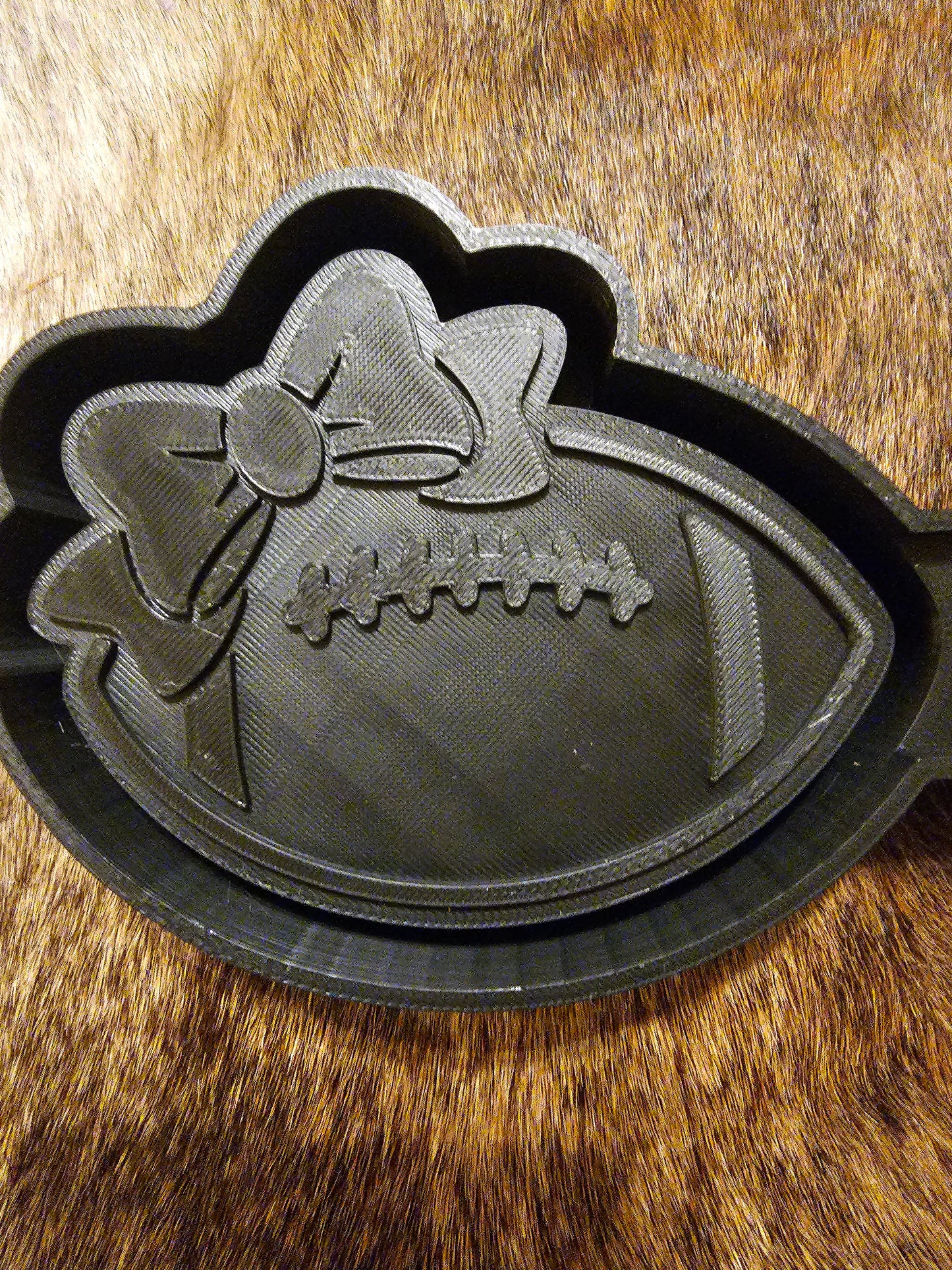 Football with Bow Mold