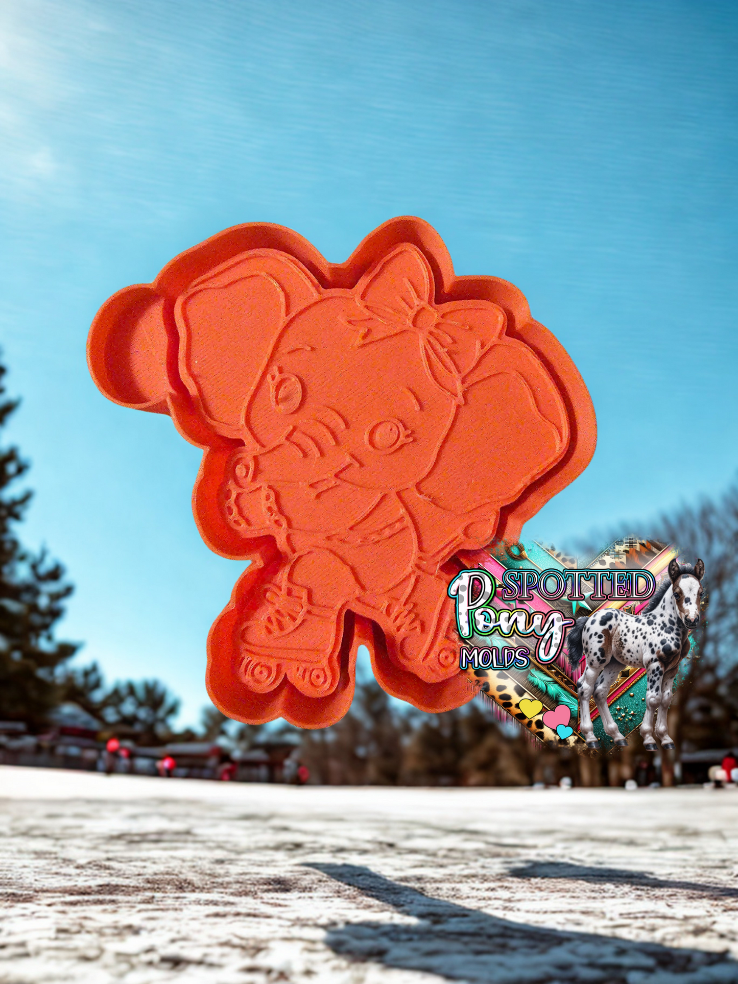 Roller Skating Elephant Mold