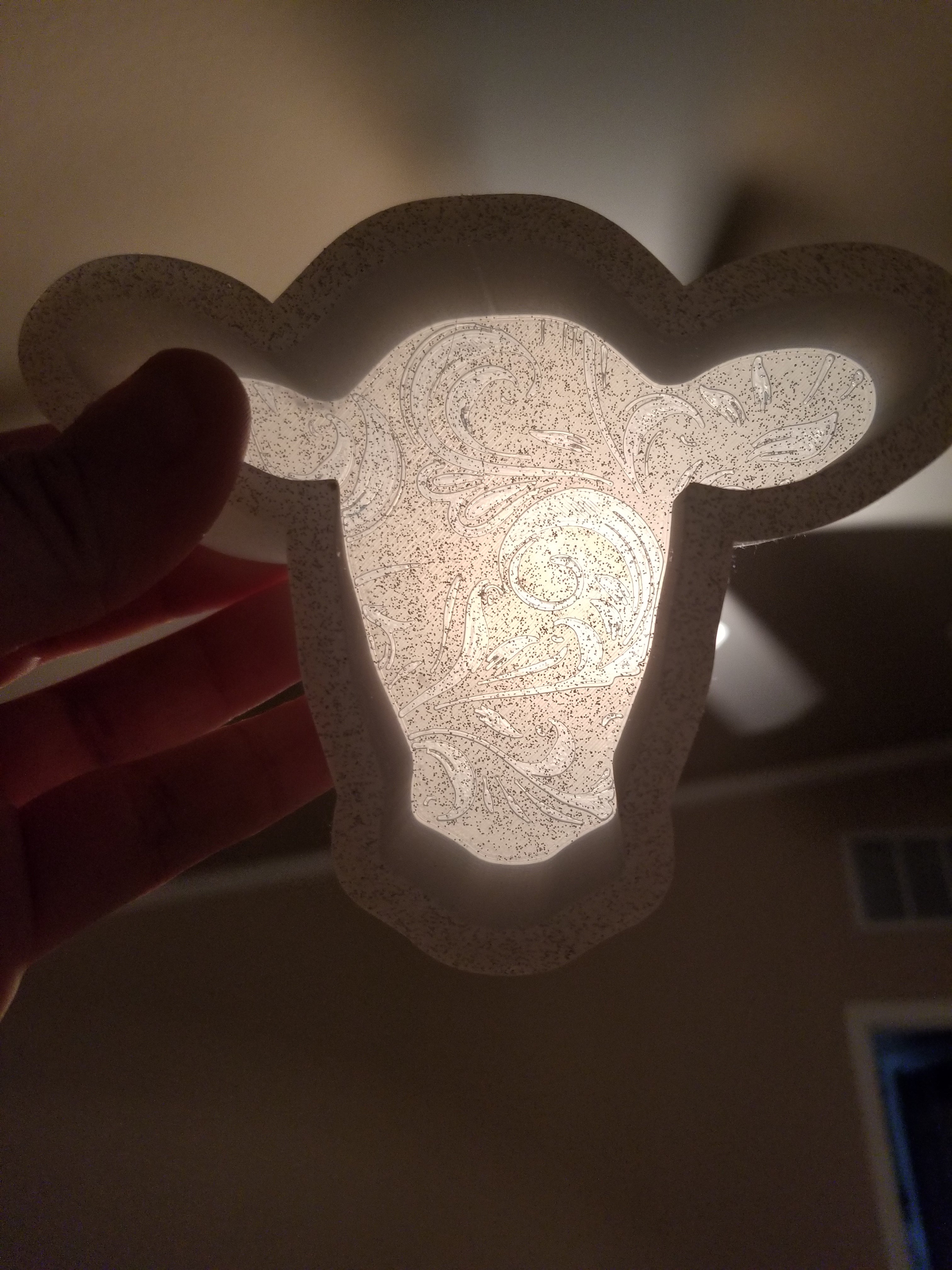 Leather Cow Head SpottedPonyMolds