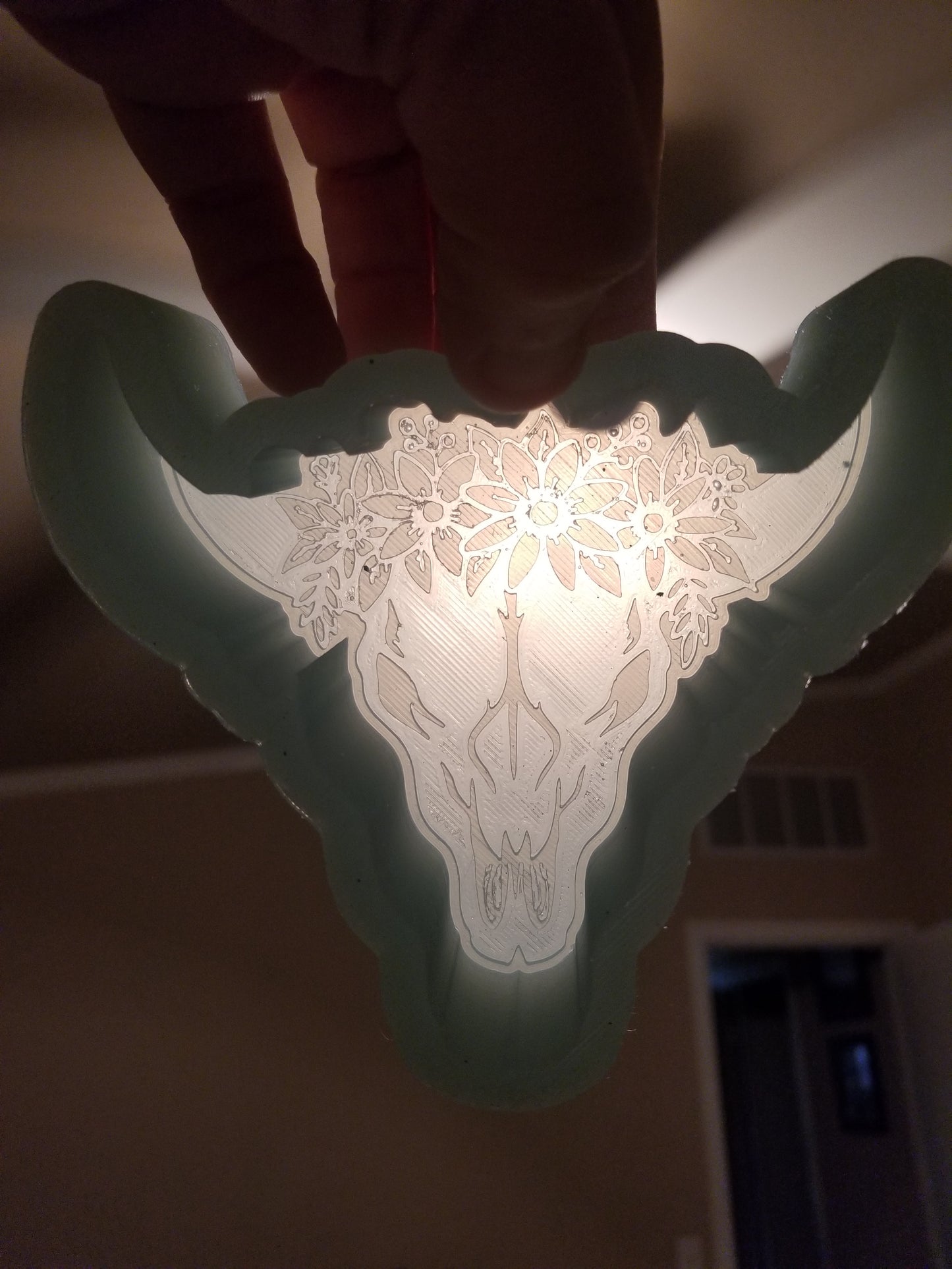 Floral Skull Mold