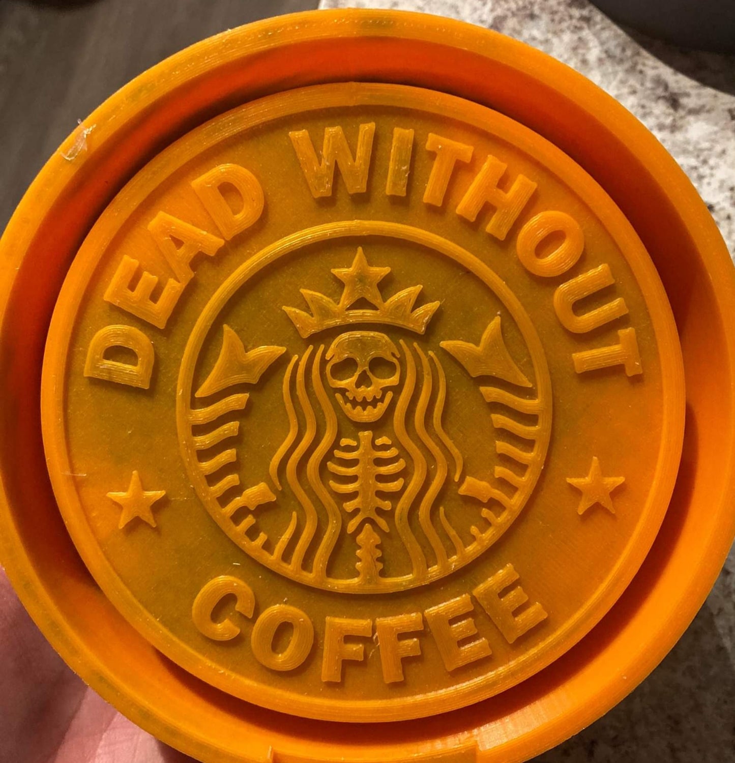 Dead Without Coffee Mold