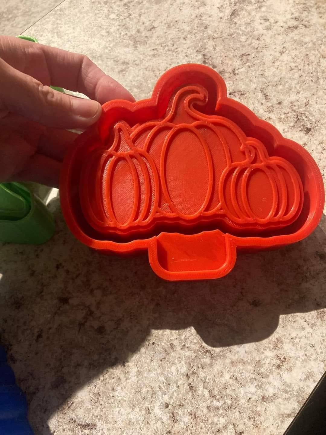 Triple Pumpkins Mold