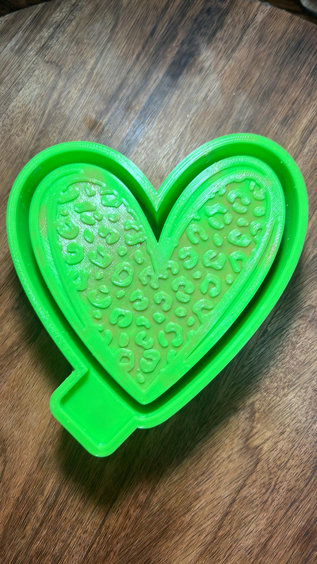 Leopard Heart Mold