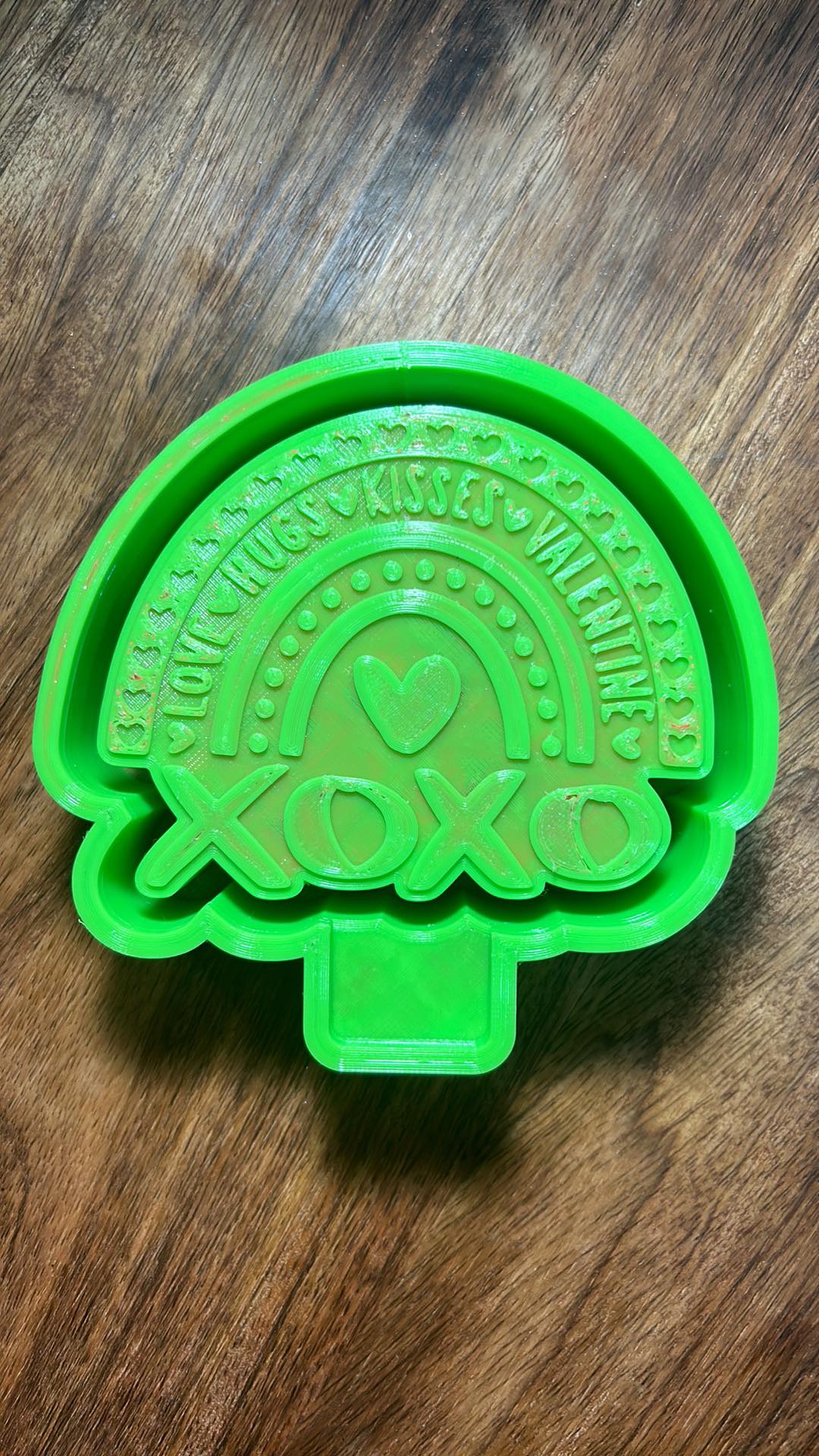 Love, Hugs, Kisses, Valentine Mold