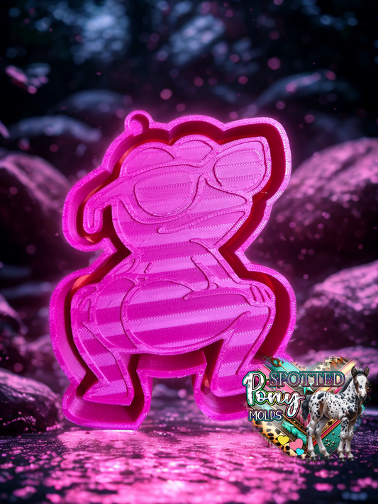 Twerking Frog Mold