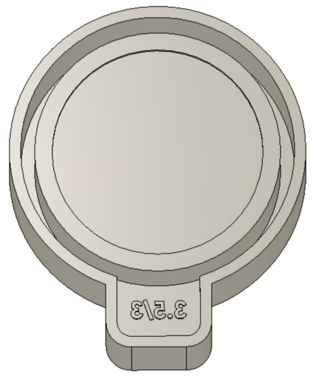 Cardstock Round 3"/3.5"