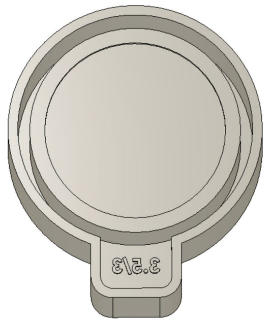 Cardstock Round 3"/3.5"