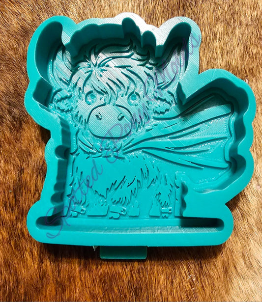 Superman Highland Cow Mold