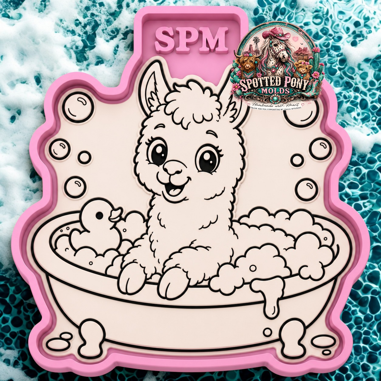 Bubble Bath Llama Mold