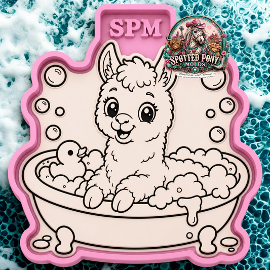 Bubble Bath Llama Mold