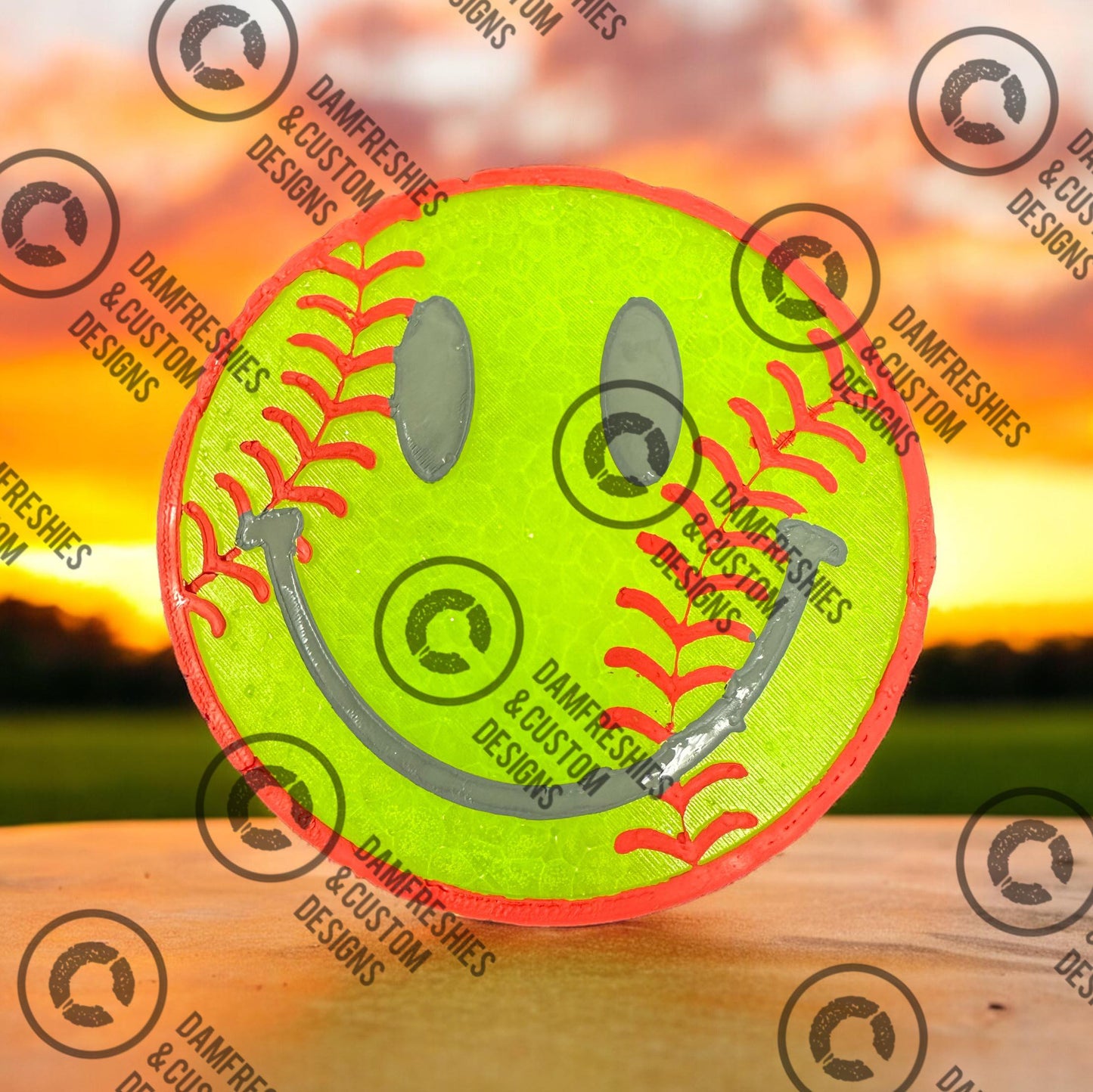 Baseball Happy Face Mold