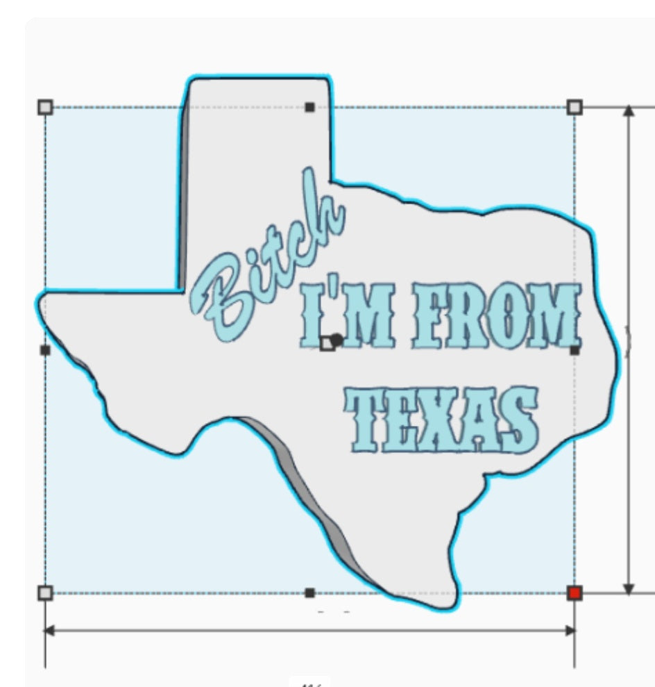 B*the I'm From Texas Mold