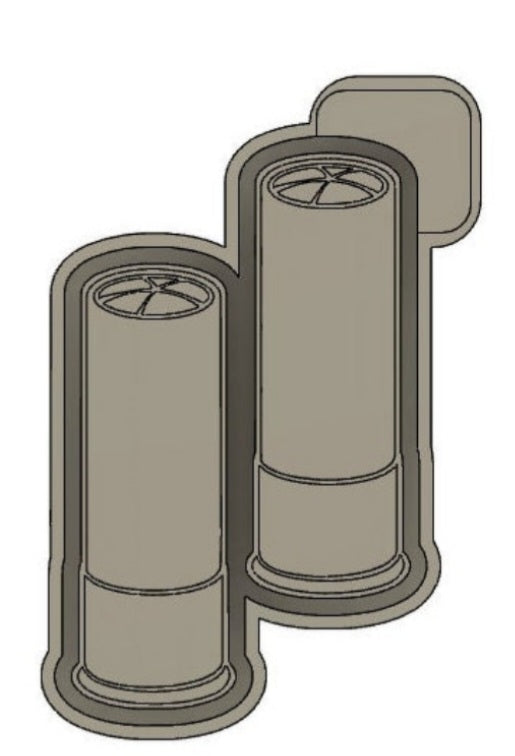 Shotgun Shells Vent Clip Mold
