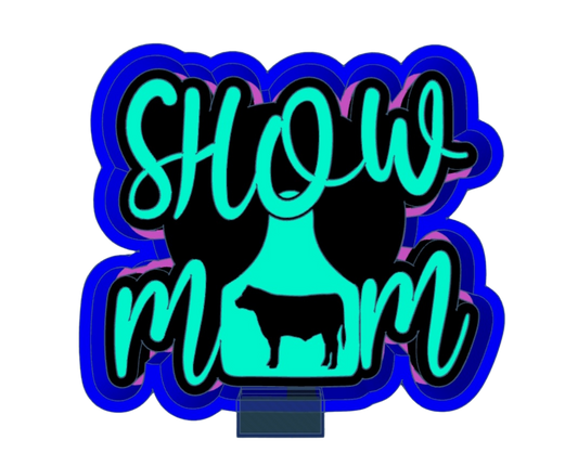 Show Mom Cattle Ear Tag Mold