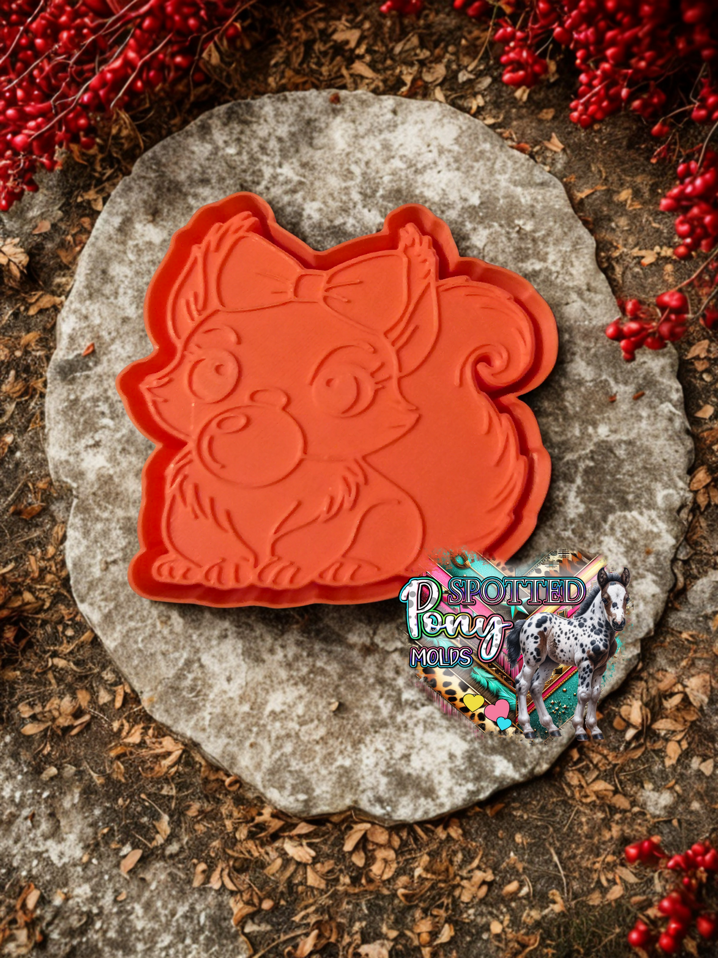 Blowing Bubble Squirrel Mold