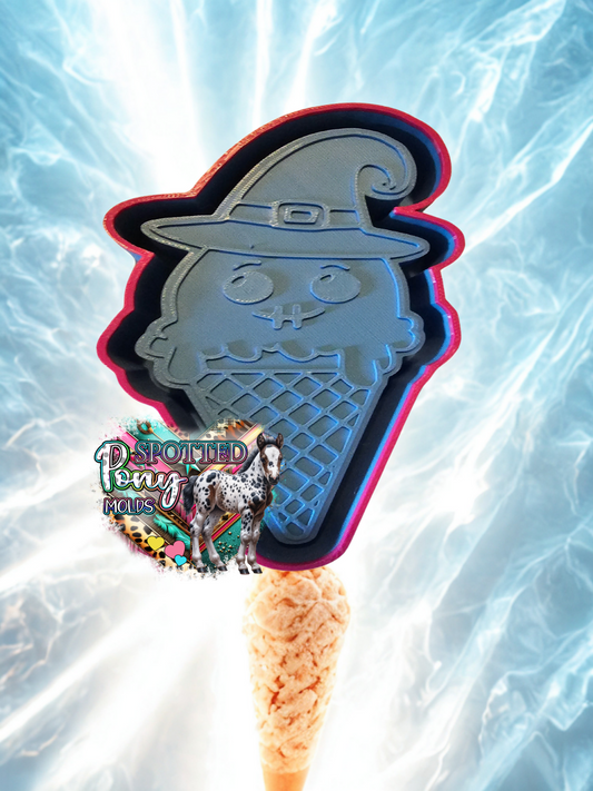 Witch Ice Cream Cone Mold