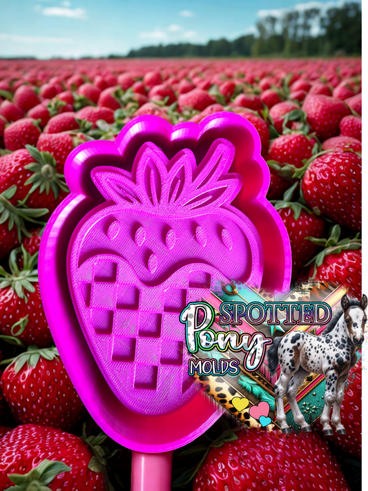 Checkered Strawberry Mold