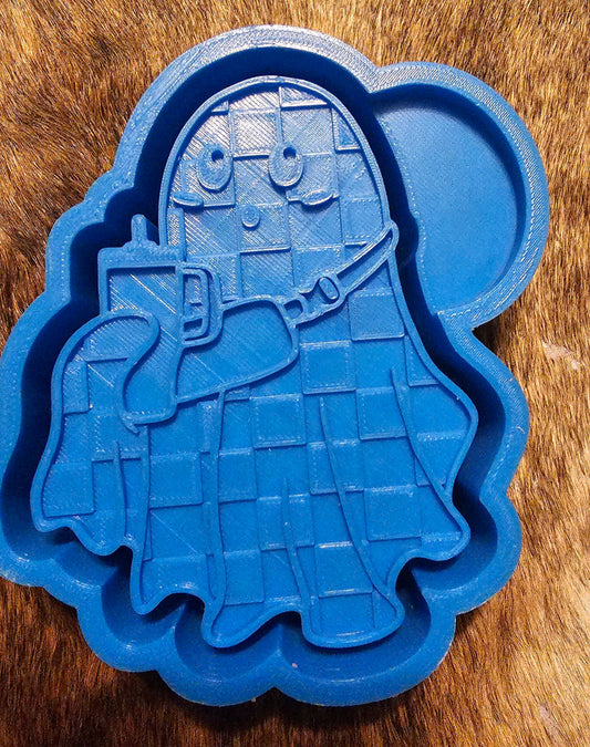 Checkered Boujee Ghost Mold