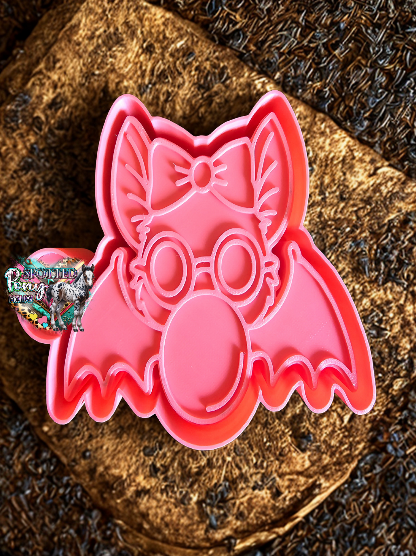 Bat Blowing Bubble Mold