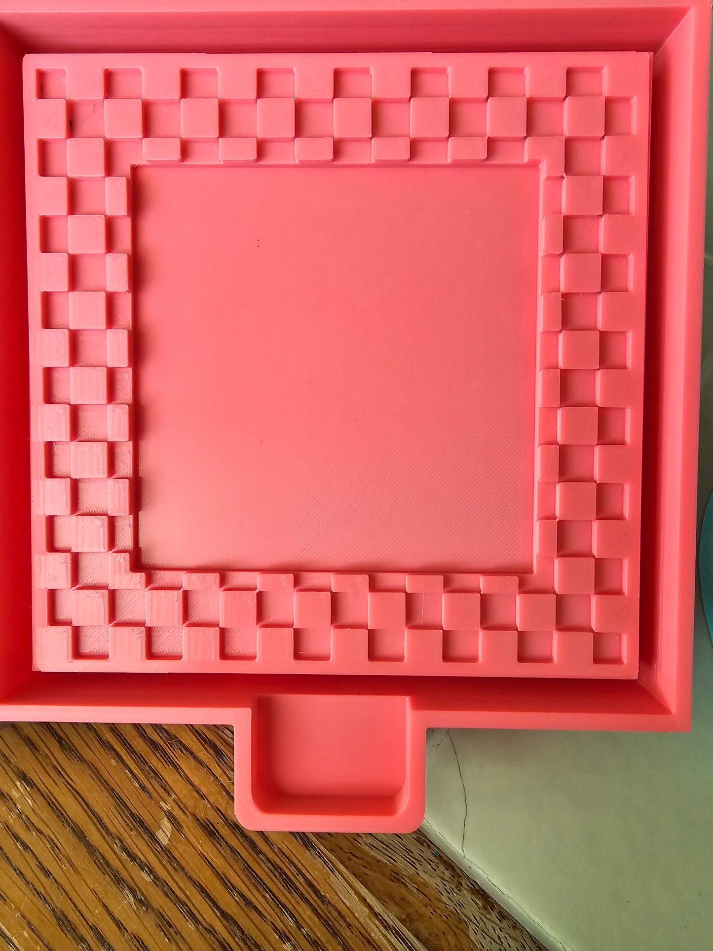 Checkered Square Frame Cardstock Mold