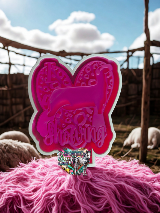 I Love Showing Lambs Mold