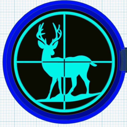 Buck In Crosshairs Mold