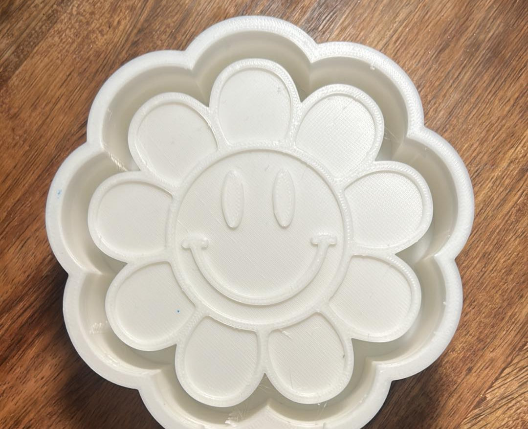 Happy Face Flower Mold